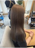 メンテカット×シルバーベージュ