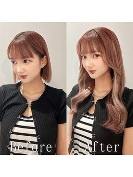 あるじゃんすー 神戸三宮店 ホワイトベージュ#シールエクステ#イメチェン#神戸