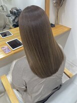 ケー 北千住(K.)&nbsp;ブリーチ無しの王道カラー「ミルクティーベージュ」《髪質改善》