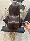 ピンクパープル髪質改善カラー_艶髪レイヤーカット_466
