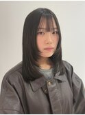 【YOKE】ミディアムレイヤー顔まわりレイヤーワイドバング