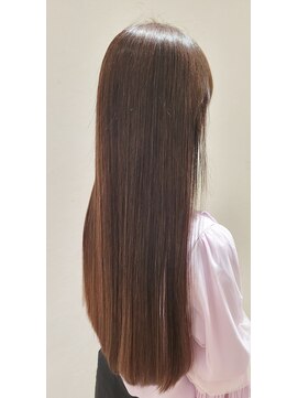 松本平太郎美容室 国立店 スーパーロングストレート×イノアカラー