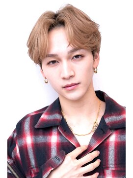 ハバナ 渋谷(HAVANA) フェザーパーマセンターパートハイライトカラーニュアンス