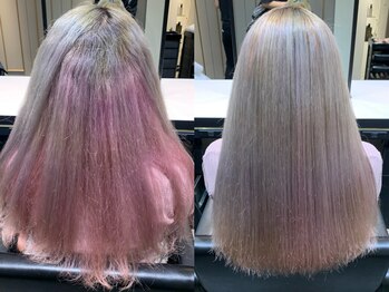 髪質改善と縮毛矯正の専門店　scintiller【サンティエ】