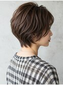 脱白髪染め/白髪ぼかし/ショートレイヤー