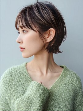 ノエ ナゴヤ(NOE NAGOYA) くびれショートボブ/タイトスタイリング/名駅