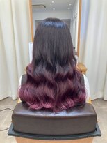 バブーバイビューティービースト 高知店(ba-boo by beauty:beast Academy)&nbsp;裾バイオレット/グラデーションカラー