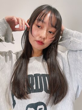 シンス 銀座(since) 小顔似合わせカット/ストレートヘア/グレージュカラー【銀座駅】