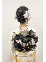 アクティフ(actif) 成人式ヘアセット シニヨン