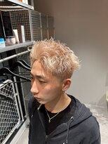 ブラック(BLACK) ハイトーンスパイキー/スキンフェード/メンズハイトーン