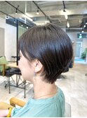 朝のスタイルリンクも簡単!大人小顔ショート