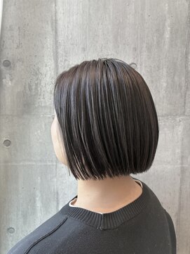 ムス ヘアー(MUSU HAIR) ハイライトミニボブ