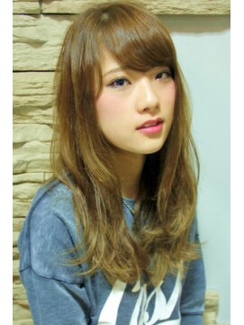 ヘアメイク マルナ 大通店(HAIR MAKE MALUNA) くせ毛風ロング