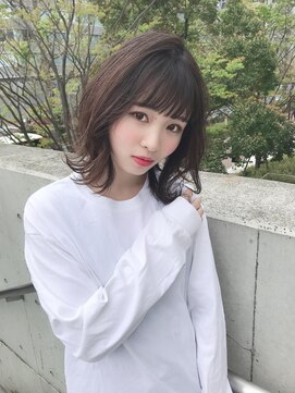 ユーフォリア 新宿通り(Euphoria) 【Euphoria新宿通り 】黒髪暗髪アッシュ切りっぱなしボブ☆