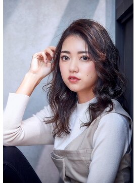 クレアール 恵比寿店(CREAR) 【CREAR 恵比寿/代官山】暗髪×ウェーブ