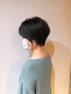 髪質改善と縮毛矯正の専門店 サンティエ(scintiller) 大人可愛い　小顔ナチュラルショートボブ30代40代50代