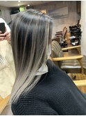 #黒髪#ボブルフ#ネビージュ#小顔#ワンレン