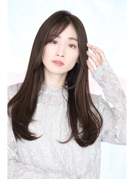 ワールドビューティビバルト 宝塚店(WORLD BEAUTY VIVALTO) シースルーバング×ツヤ髪ロングスタイル☆