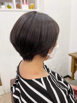 アーシェ 横浜店(A'SHE) 【A'SHE 】ショートボブ　丸みのあるひし形