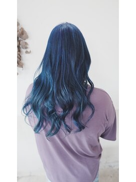 ボアップ 京橋店(boappu) ＃ブルーカラー＃ブリーチカラー