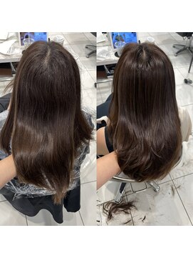 IJK 表参道 髪質改善縮毛矯正税込￥25300/簡単スタイリング/ワンホンスタイル