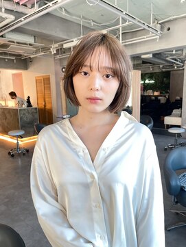 プレスドットサロン 表参道 青山(Press. Salon) Laboカラー×大人シアーボブ[表参道駅]
