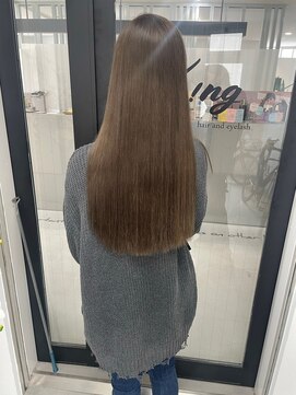 キング 梅田(K!ng) 梅田酸性ストレート梅田髪質改善ストレート梅田美容室うまい