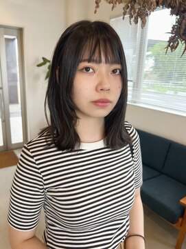 ジジ 宇都宮(Gigi) フェイスレイヤー/黒髪スタイル/髪質再生トリートメント