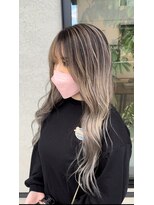 シェルハ(SHELHA)&nbsp;バレイヤージュ/ハイライト/グレージュ/ホワイトカラー