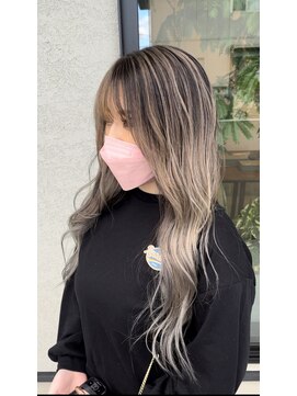 シェルハ(SHELHA) バレイヤージュ/ハイライト/グレージュ/ホワイトカラー