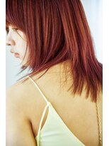 トリッカ 代官山(tricca)&nbsp;カッパーベージュ/レイヤーミディアム/シャギーレイヤー