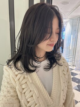 ラパンセヴェール(LA PENSEE VERT) 顔まわりレイヤー/顔まわりカット/レイヤーカット