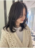 顔まわりレイヤー/顔まわりカット/レイヤーカット