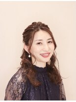 大人ハーフアップ　３０代・４０代・５０代　表参道青山