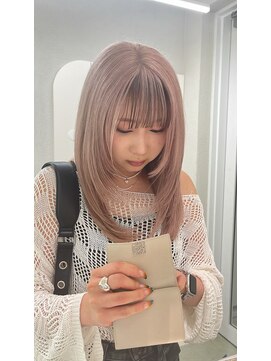 ガガ 心斎橋(GAGA) 韓国/ハイトーンカラー/ワンホンヘア/レイヤーカット/髪質改善