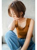 【GEEKS渋谷】小顔レイヤー/20代30代/ヌーディーカラー/髪質改善