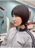 あごラインコンパクトミニボブ