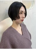 ショートボブ/大人巻き/ぷつっとボブ/ナチュラルモード/高松