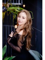 ベル(BEL)&nbsp;レイヤーカット/ミルクティーグレージュ/ミディアムヘア