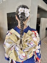ヘアー アイス ルーチェ(HAIR ICI LUCE) 成人式ヘアセットヘアアレンジタイトアレンジ一本ヘアセット中西
