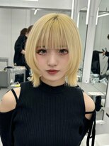 アマトウキョウ アユンチェ(AMA TOKYO×AYUNCHE) ブロンドボブウルフレイヤー