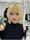 ブロンドボブウルフレイヤー