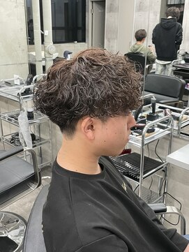 クリアバイフォレスト 流山おおたかの森(Clear by Forest.) 刈り上げマッシュ×波巻きパーマ×明るめブラウン