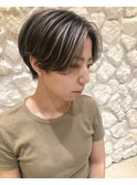 Moana【うるま】#ハイライトカラー#ハンサムショート#20代30代