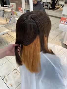 プロデュース 相模原店(Produce) 暖色系インナーカラー