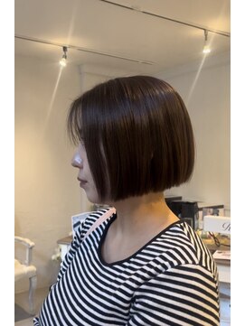 ラクシア(LUXIA) 【韓国風】タッセルボブ×大人ブラウン