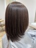 【毎月のメンテに】枝毛、前髪カット＋髪質改善カラー(根本)＋トリートメント