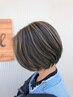 カット＋白髪ぼかしハイライトWカラー￥23800[ご新規様はこちらがオススメ♪]