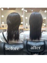 ツヤと髪 クリム(crim)&nbsp;髪質改善ヘアエステ　ロング　白髪染め　30代、４０代、２０代