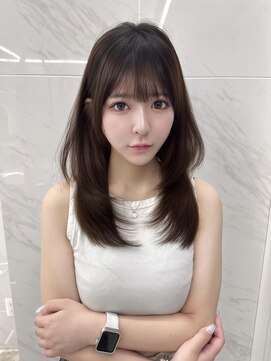 キティー(kiti) 2wayバング 韓国前髪 シースルー レイヤーカット 顔周り韓国ヘア